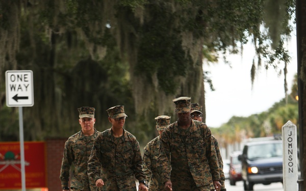 Photo Gallery: Liberty sounds for Parris Island’s newest Marines