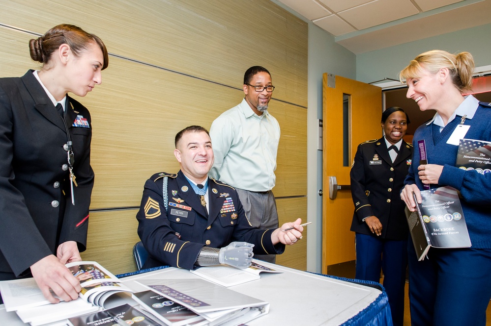 &quot;The Noncommissioned Officer and Petty Officer: Backbone of the Armed Forces&quot; book roll out at the Pentagon