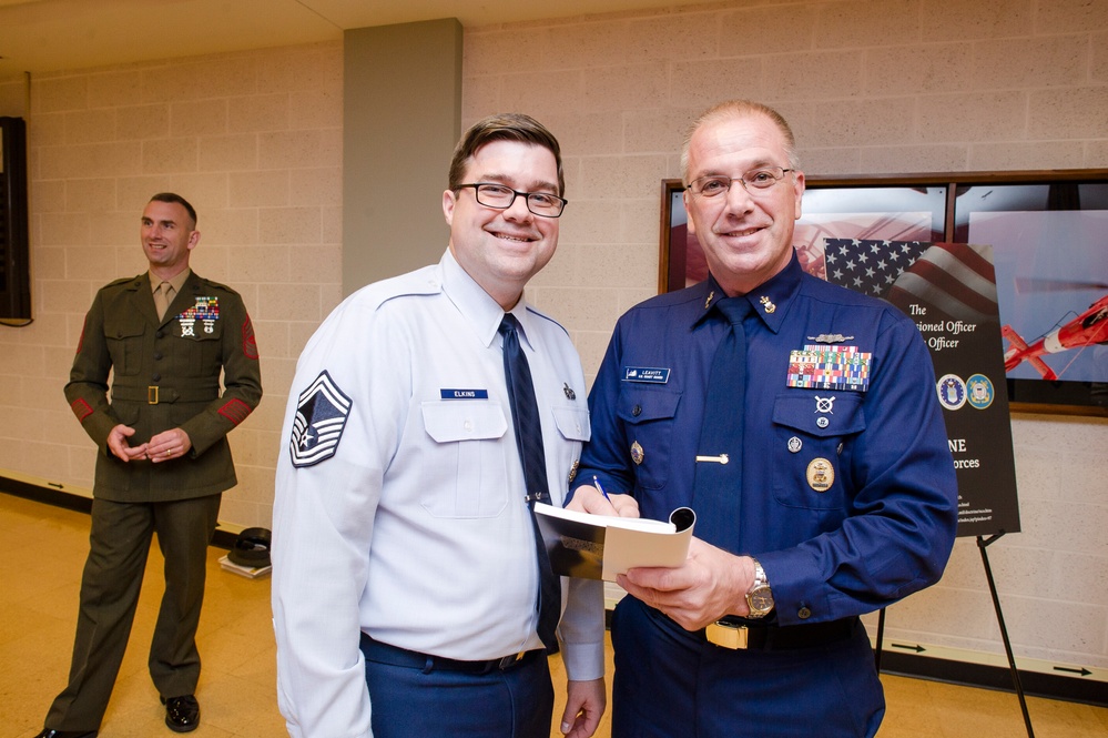 &quot;The Noncommissioned Officer and Petty Officer: Backbone of the Armed Forces&quot; book roll out at the Pentagon