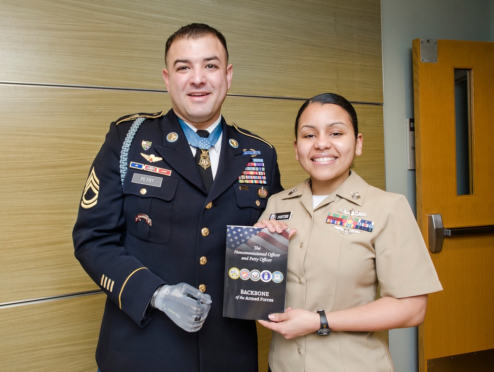 &quot;The Noncommissioned Officer and Petty Officer: Backbone of the Armed Forces&quot; book roll out at the Pentagon