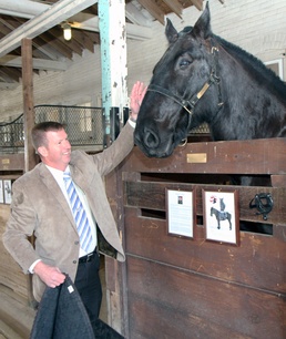 Fort Sam Houston Caisson horse named for former sergeant major of the Army
