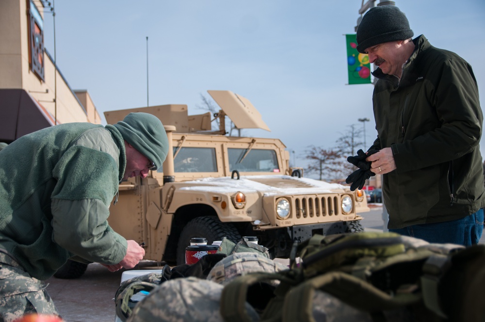 Soldiers collect toys, donations for families