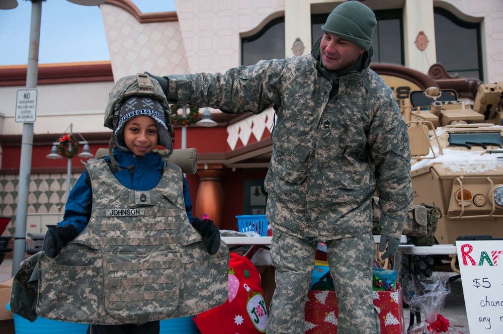 Soldiers collect toys, donations for families