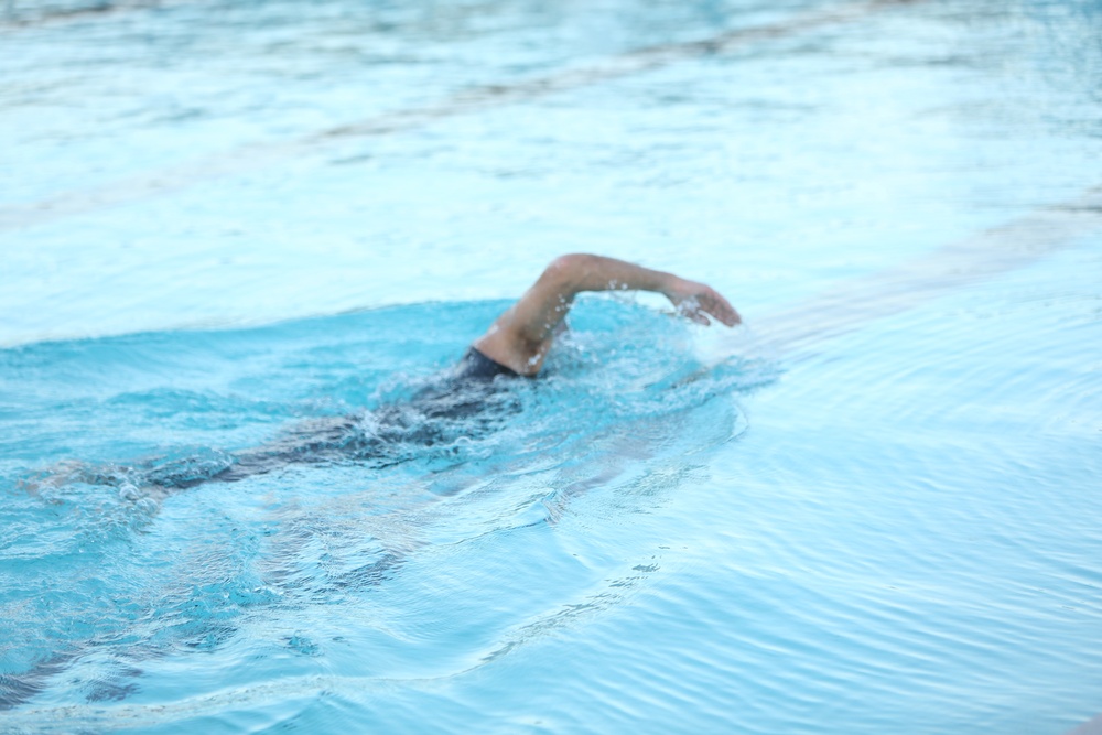 Endurance in water tested at Training Tank
