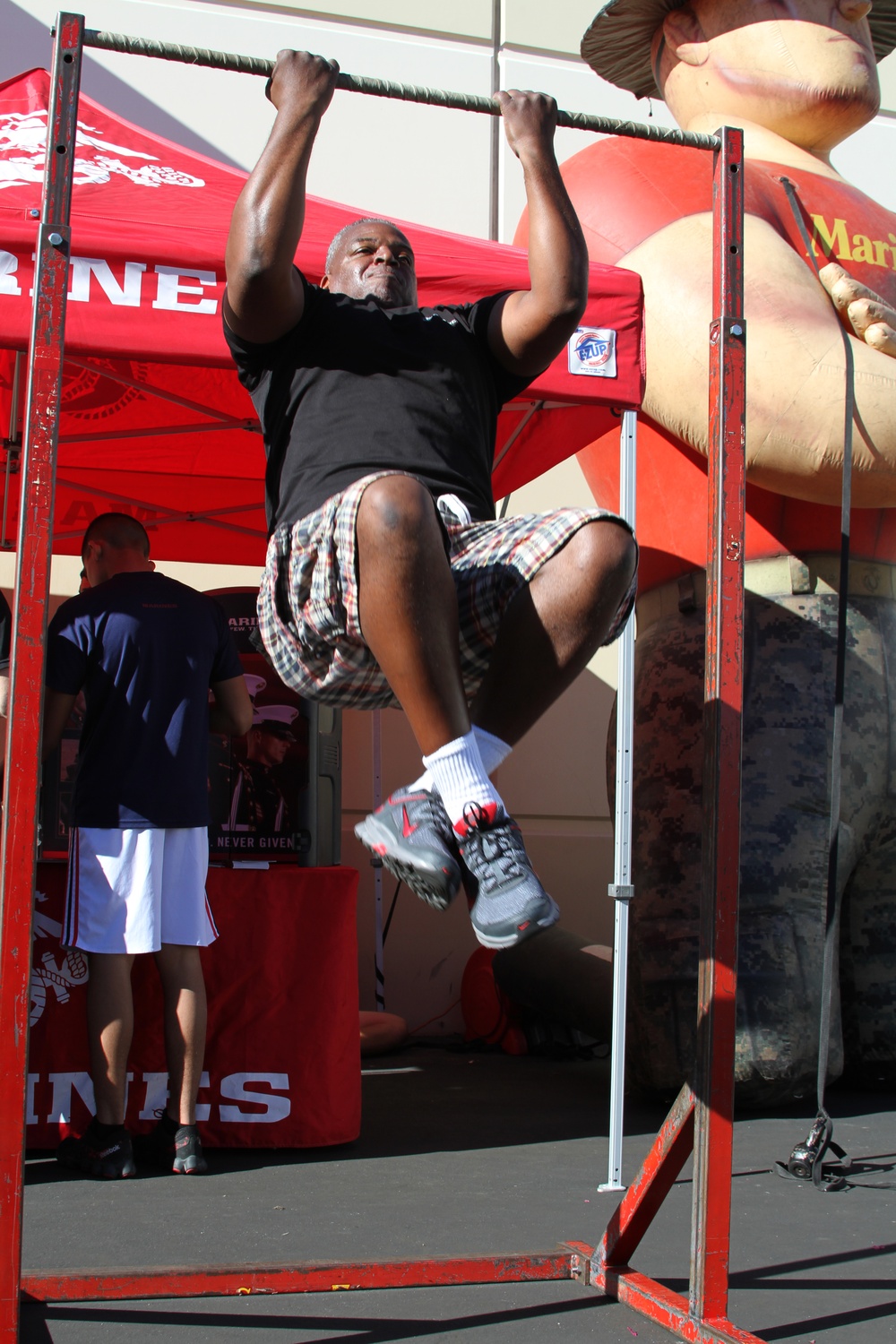 RSS Palm Desert Marines work up a sweat for Toys for Tots