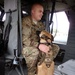 Joint Task Force-Bravo's military working dogs receive MEDEVAC familiarization training