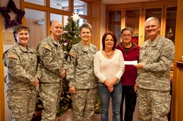 Midway Lanes presents donation to ND National Guard Foundation