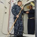 USS Boxer cleaning stations