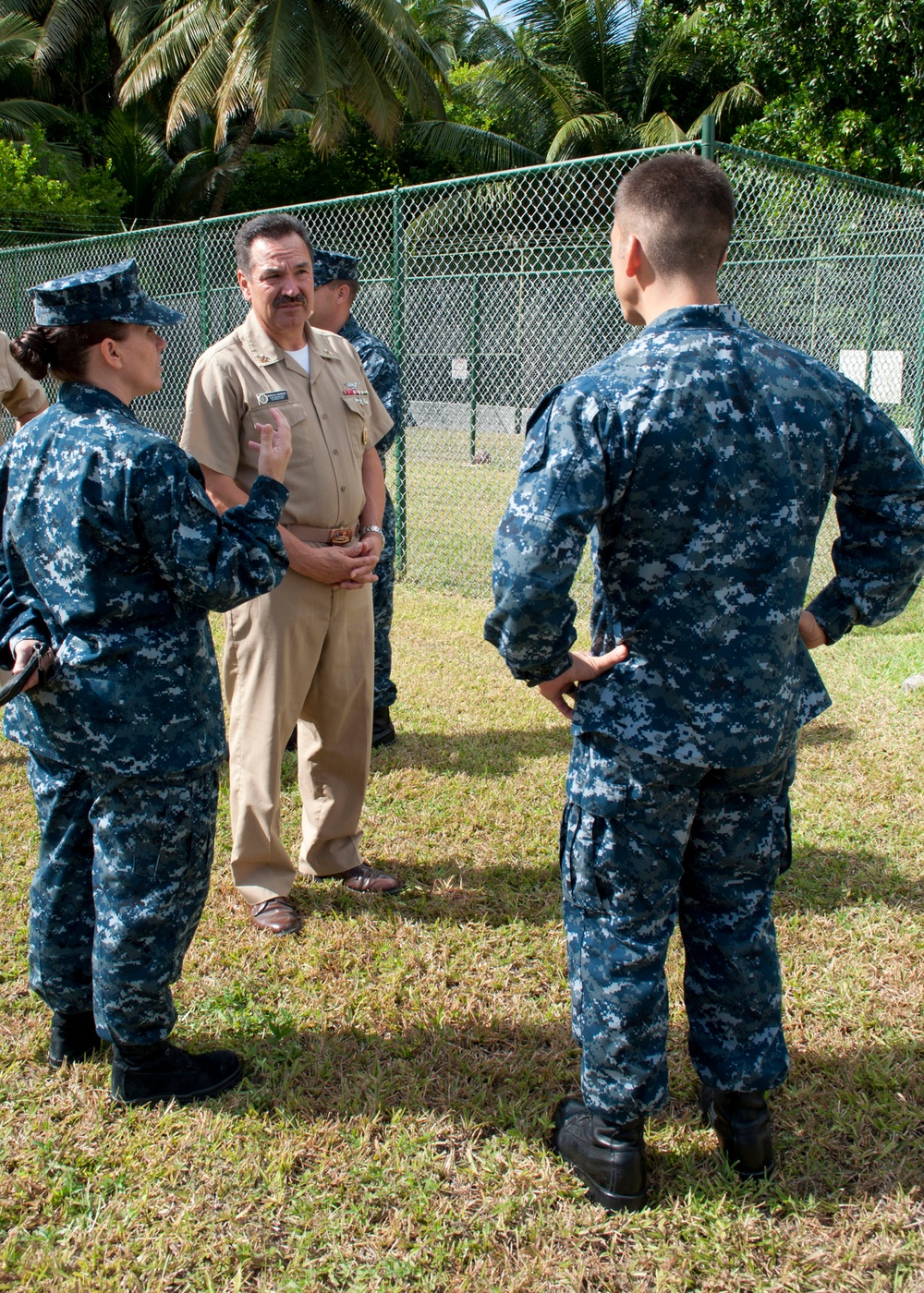 US Pacific Fleet command master chief visits Diego Garcia