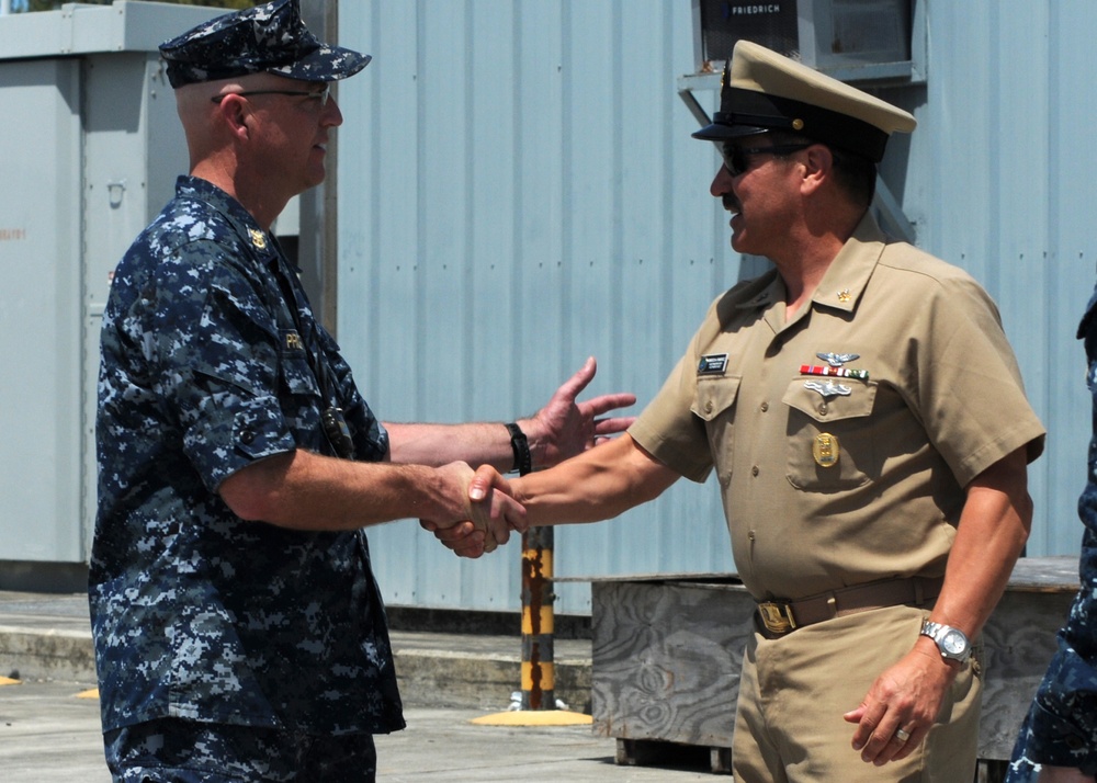 US Pacific Fleet command master chief visits Diego Garcia