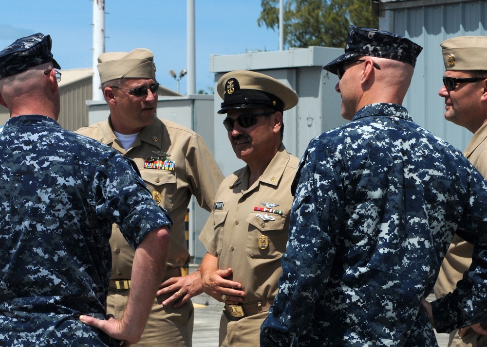 US Pacific Fleet command master chief visits Diego Garcia