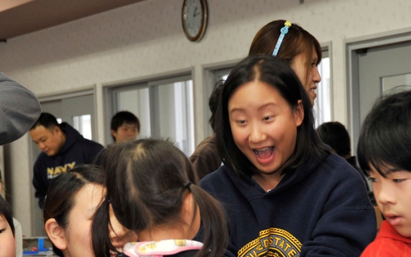 NAF Misawa sailors hold annual Christmas party at Biko-en Orphanage