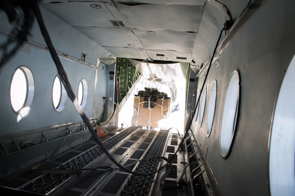 US Special Forces soldiers air deliver bundles on Christmas Eve