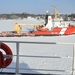 USCGC Mackinaw breaks ice with CCGS Samuel Risley