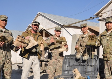 Task Force Guam donates boots to Afghan security guards