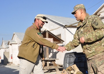 Task Force Guam donates boots to Afghan security guards
