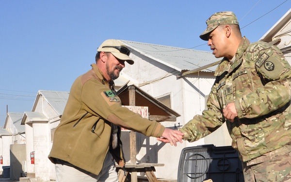 Task Force Guam donates boots to Afghan security guards