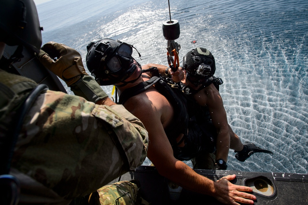 Joint search and rescue training exercise