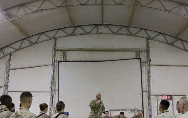 Wounded Warriors Visit Camp Leatherneck