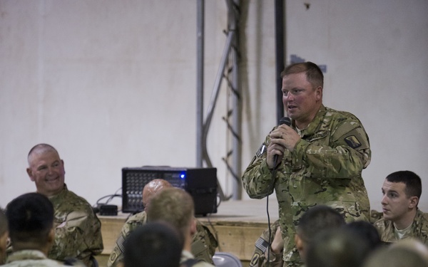 Wounded Warriors Visit Camp Leatherneck