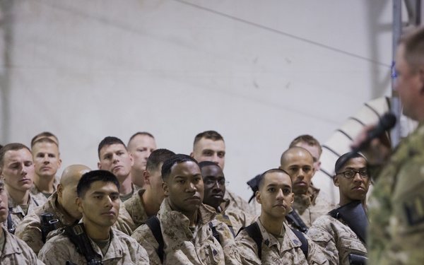 Wounded Warriors Visit Camp Leatherneck