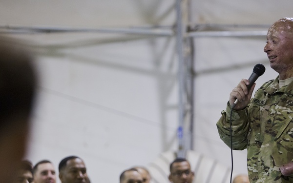 Wounded Warriors Visit Camp Leatherneck