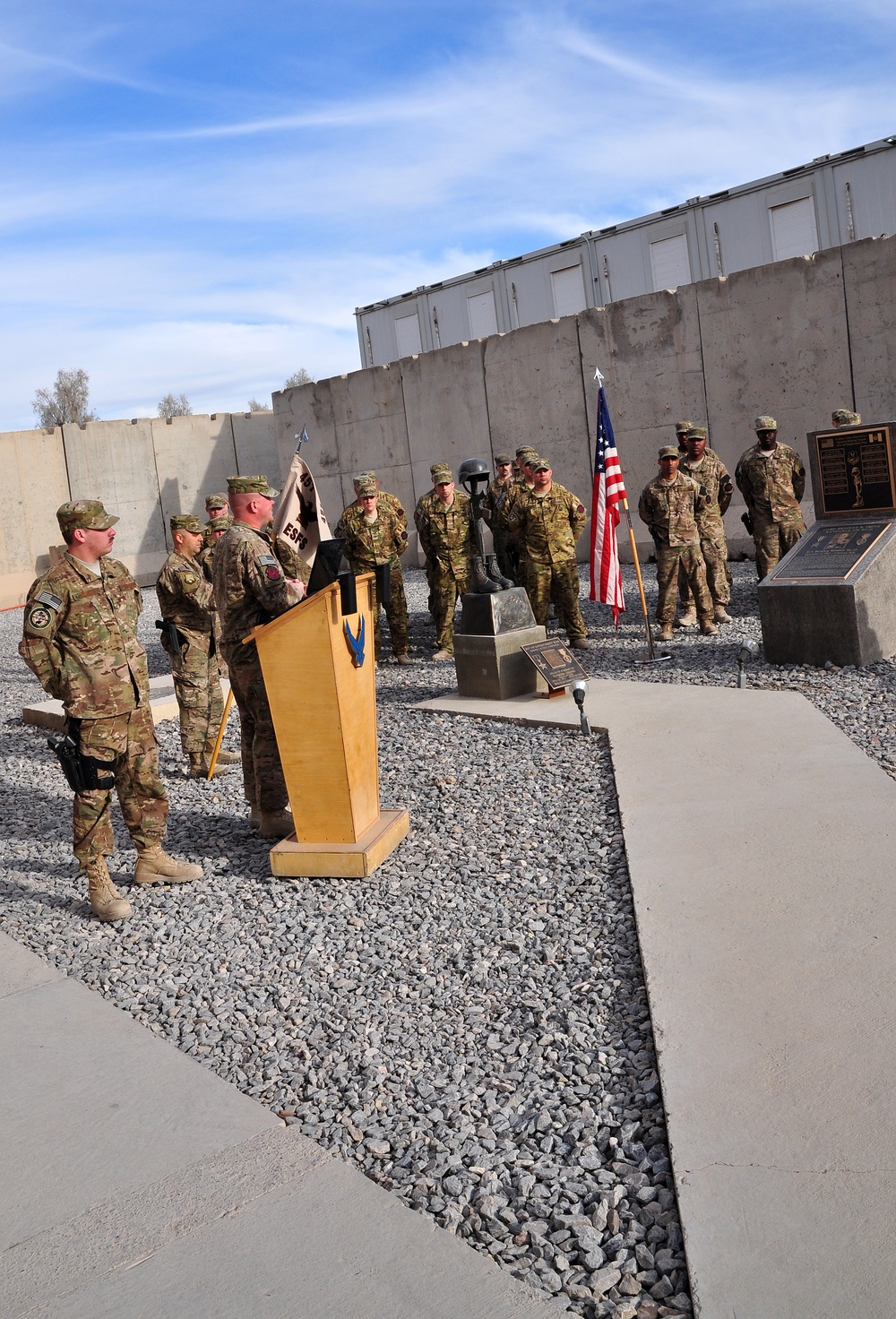 Expeditionary security forces squadron deactivates at Kandahar