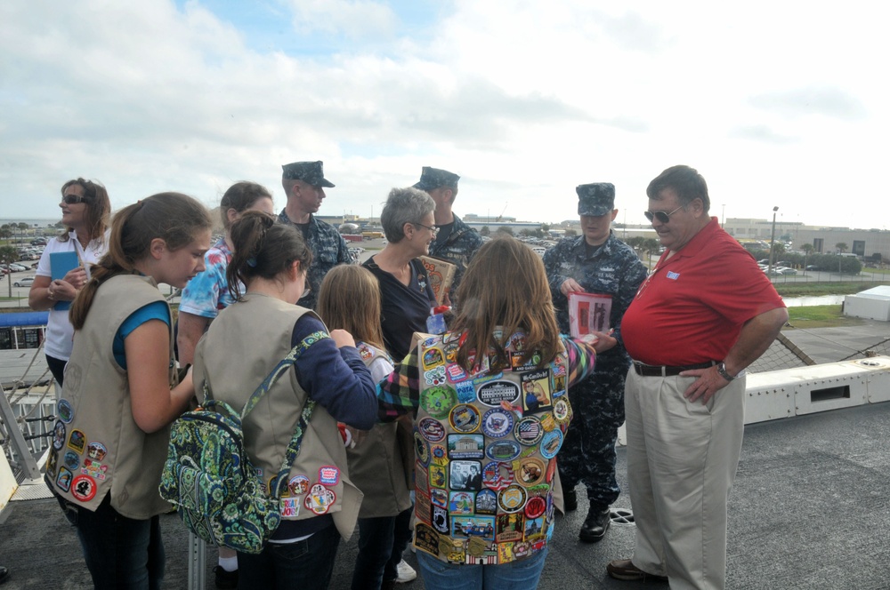 USS New York visit