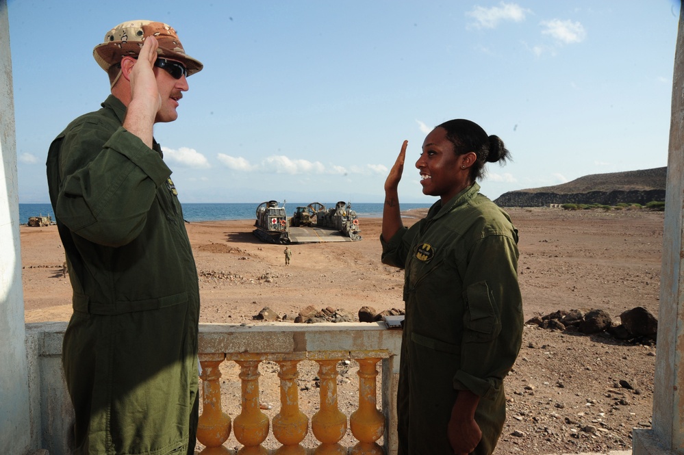 Re-enlistment in the sand