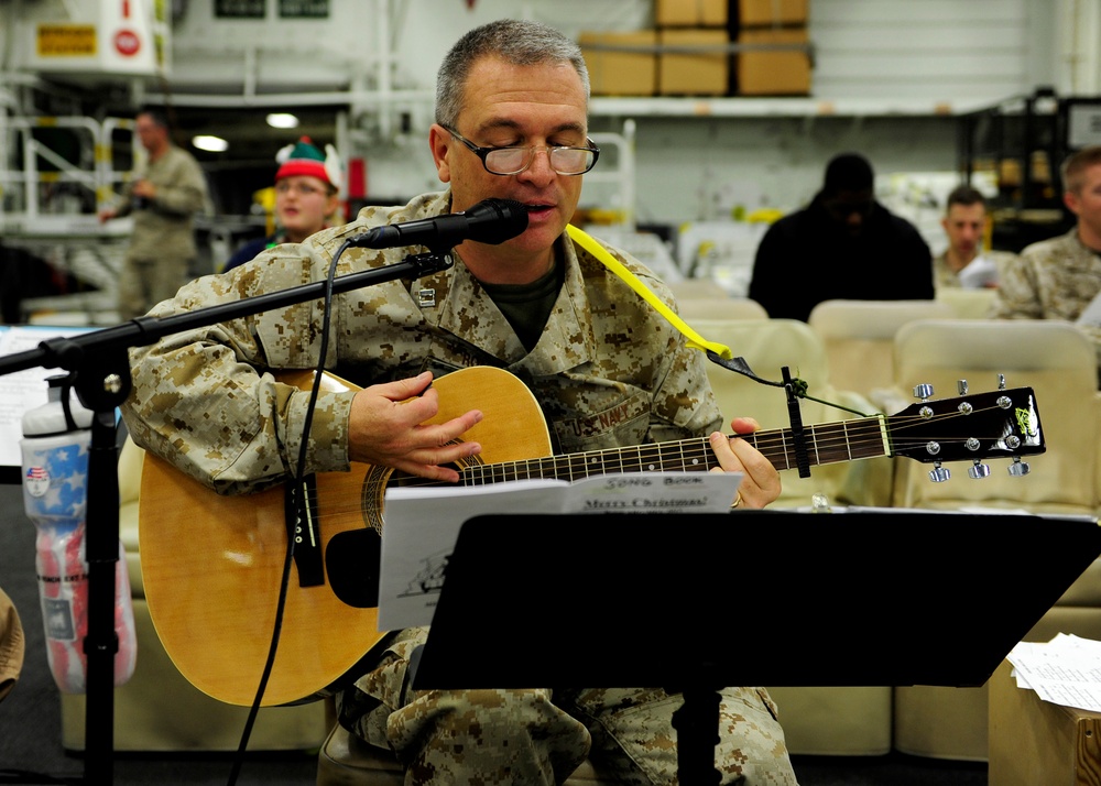 Christmas caroling