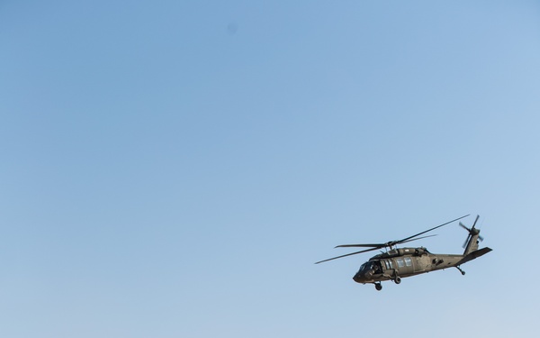 42nd CAB airdrops 4th ID soldiers during training