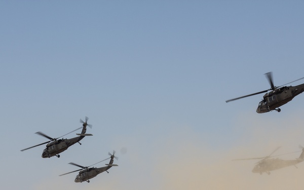 42nd CAB airdrops 4th ID soldiers during training