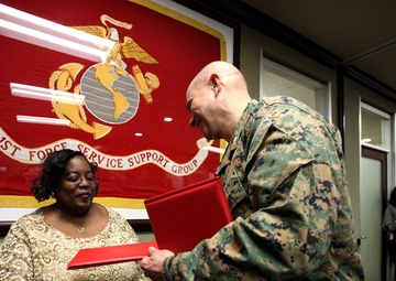 A Marine at heart: Foreman recognized for 35 years of federal service