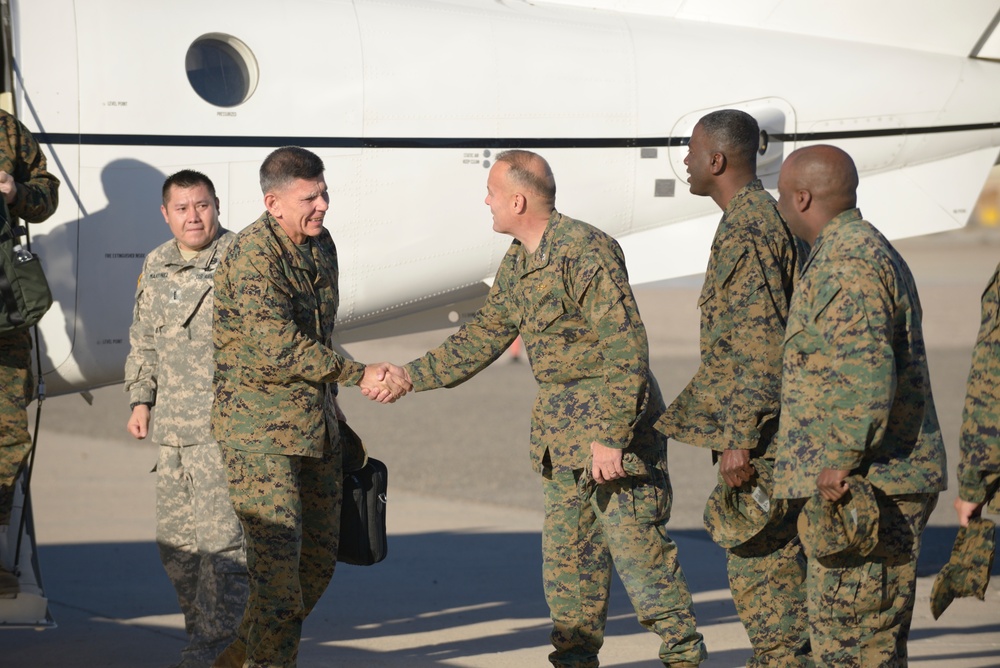 Maj. Gen. Juan G. Ayala visits Marine Corps Logistics Base, Barstow