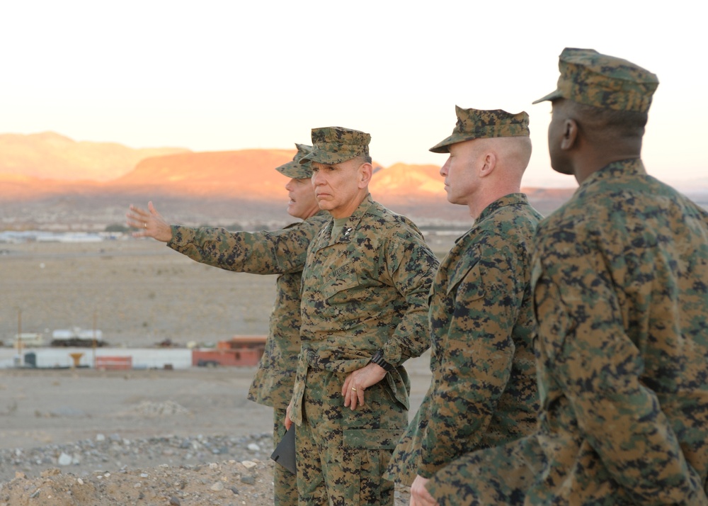 Maj. Gen. Juan G. Ayala visits Marine Corps Logistics Base, Barstow