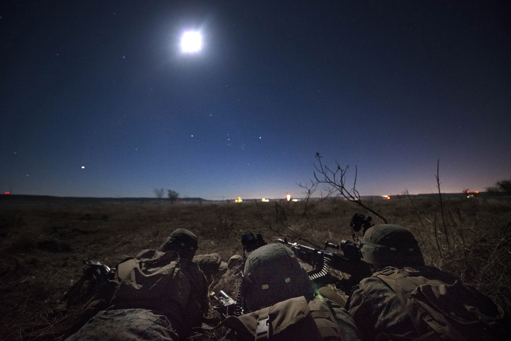 Marine infantry officer students conduct 1,100-mile raid