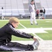 Drum major in charge