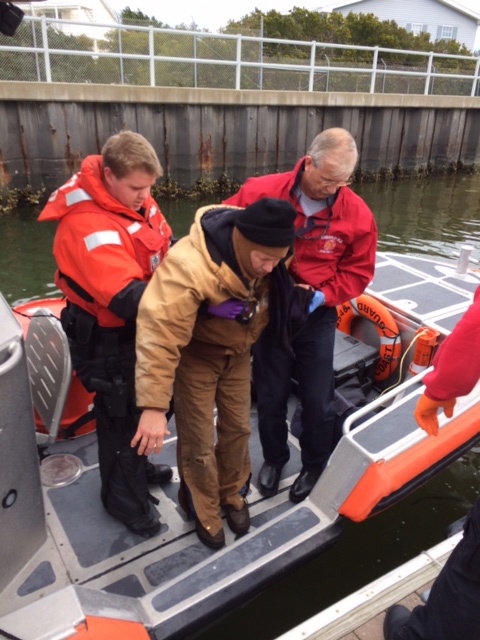 Coast Guard, good Samaritan rescue man after boat capsizes in NC