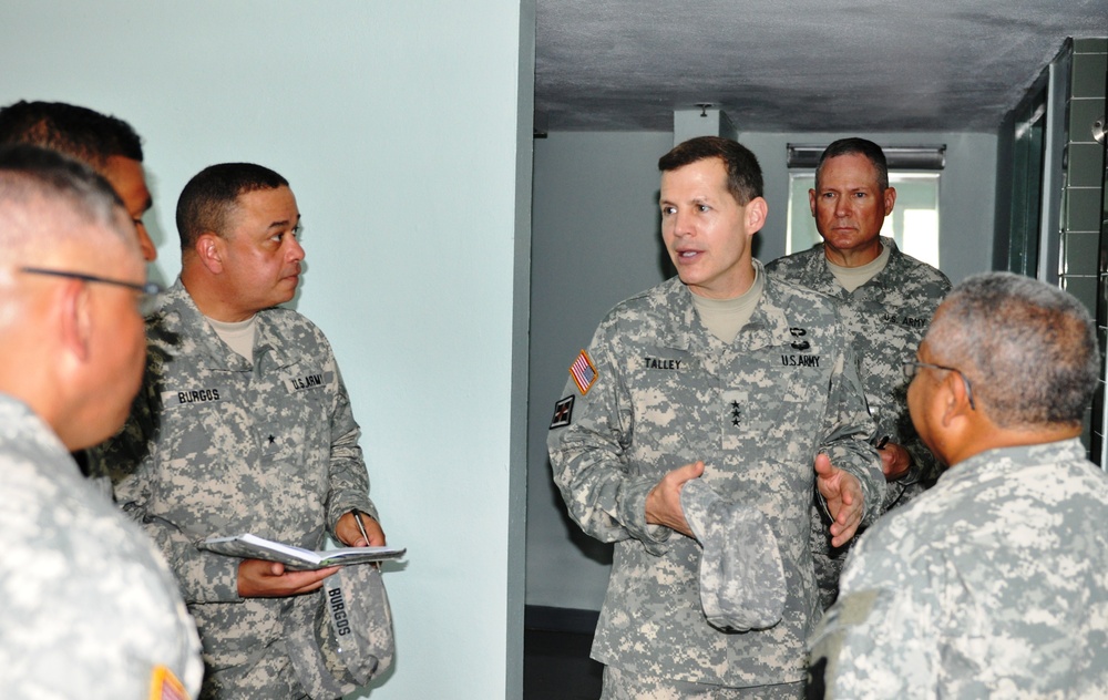 Lt. Gen. Talley visits soldiers of Puerto Rico