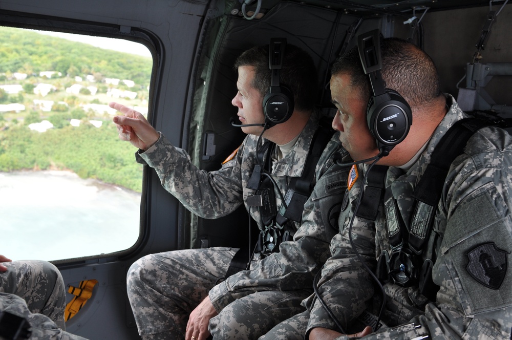 Lt. Gen. Talley visits soldiers of Puerto Rico