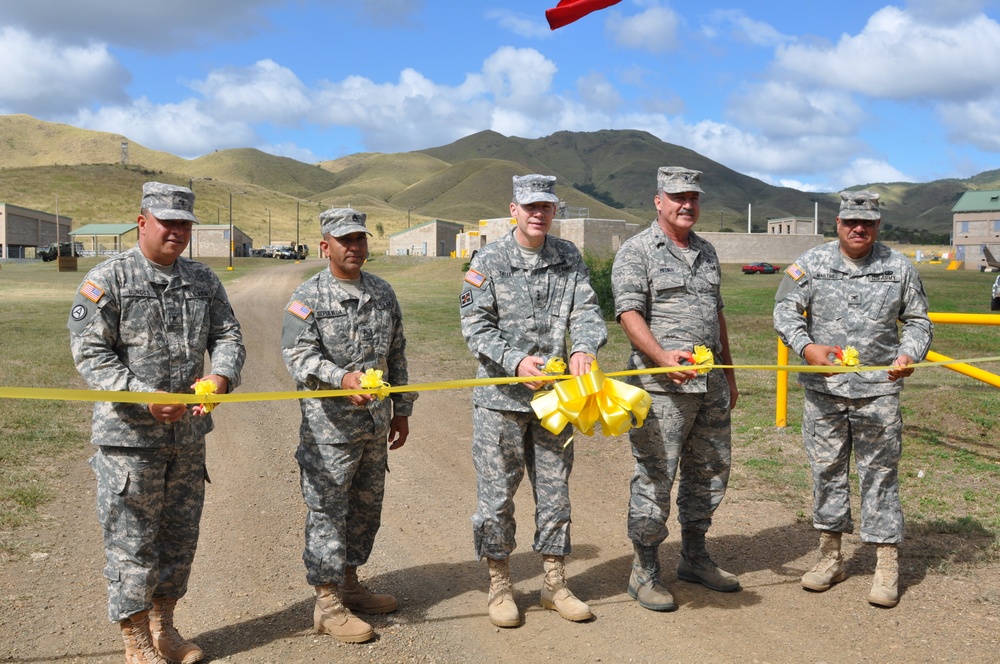 Army leaders cut ribbon on training area in Puerto Rico