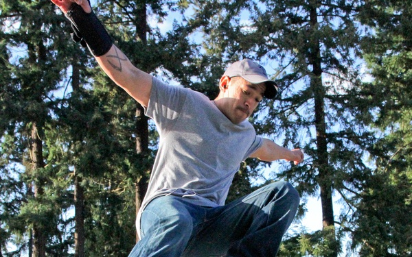 Skateboarding soldier shreds toward resilience