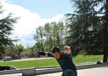 Skateboarding soldier shreds toward resilience