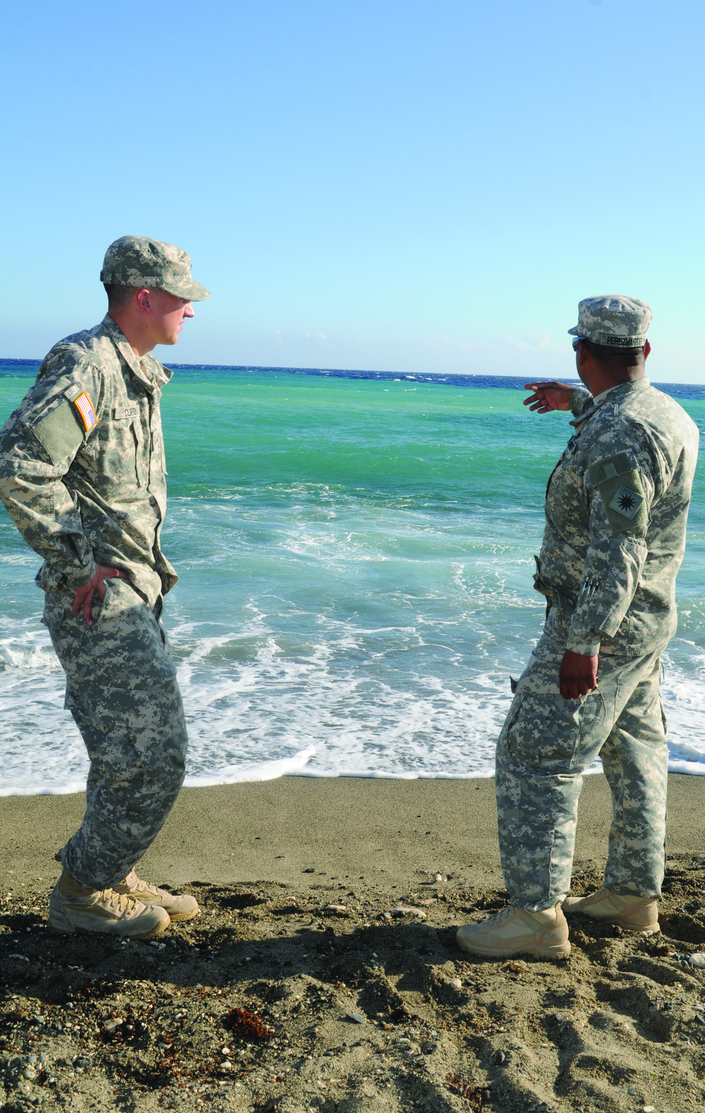 Soldiers save stranded swimmers