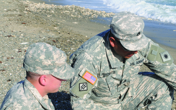 Soldiers save stranded swimmers