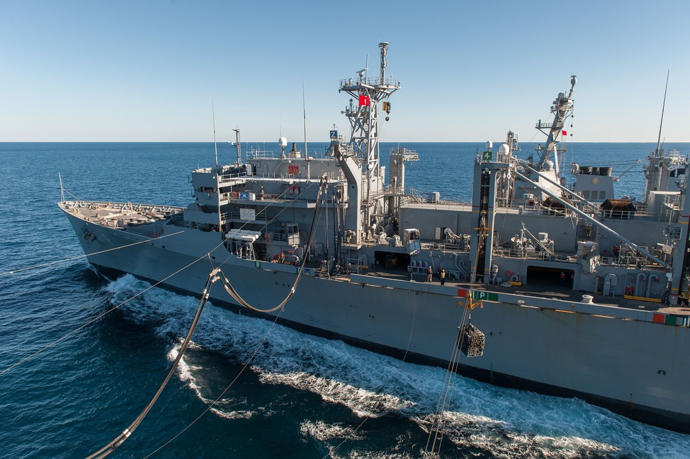 USNS Arctic conducts replenishment