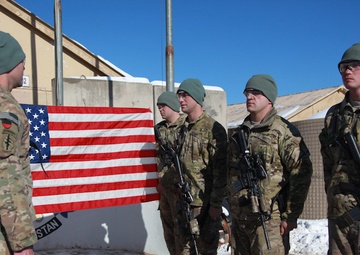 Re-enlistment ceremony