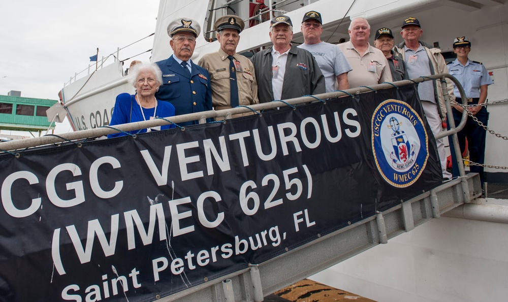 Coast Guard Venturous hosts WWII vet