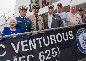 Coast Guard Venturous hosts WWII vet