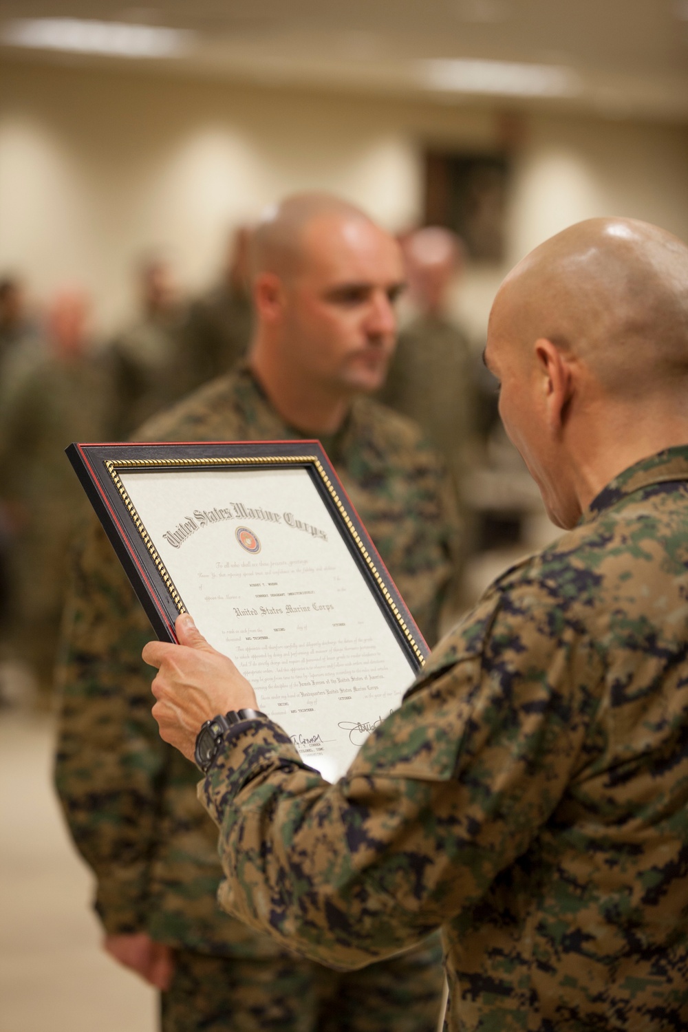 Combat Instructor of the Year/Meritorious GySgt Promotion